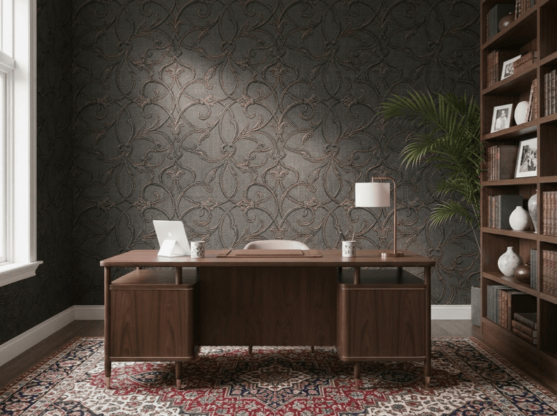 Damask of the Dunes Wallpaper – All Pattern Collection | Carta Noor - Carta Noor