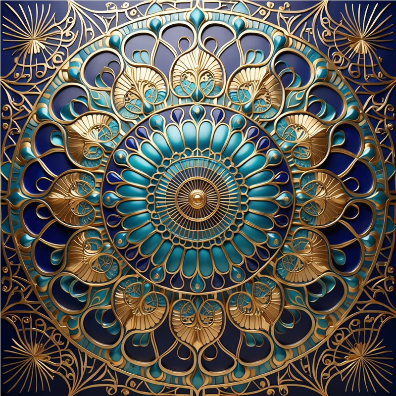 Ottoman Dome radial geometric wallcovering — concentric dome geometry inspired by Istanbul mosque architecture, EU printed on premium non-woven