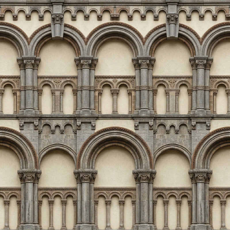 Romanesque Archway Architectural Luxury Wallpaper | Carta Noor - Carta Noor