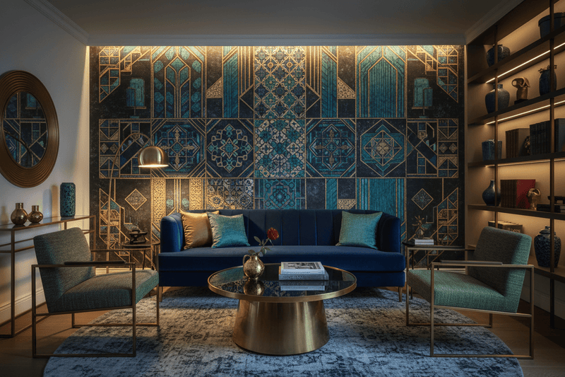 5 Ways to Style a Statement Mural in a Small Apartment - Carta Noor