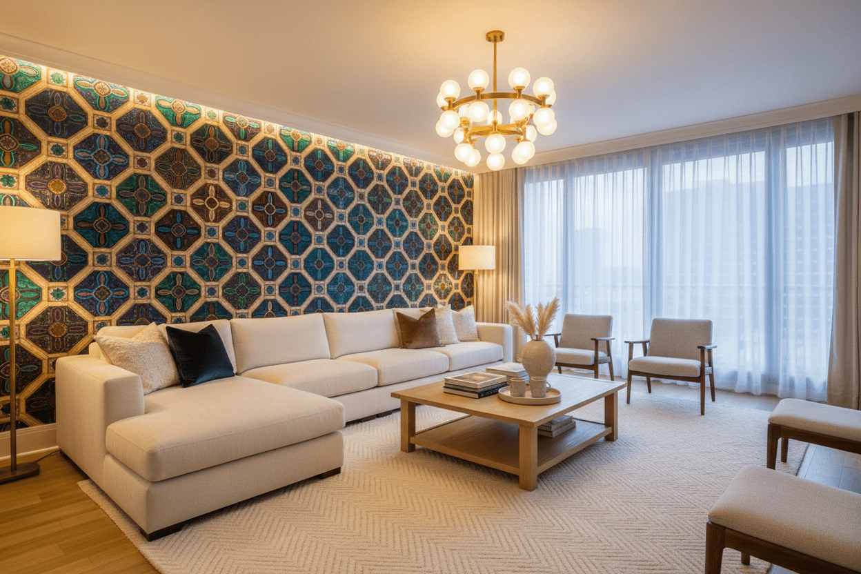Feature Wall Wallpaper — The Complete Styling Guide - Carta Noor