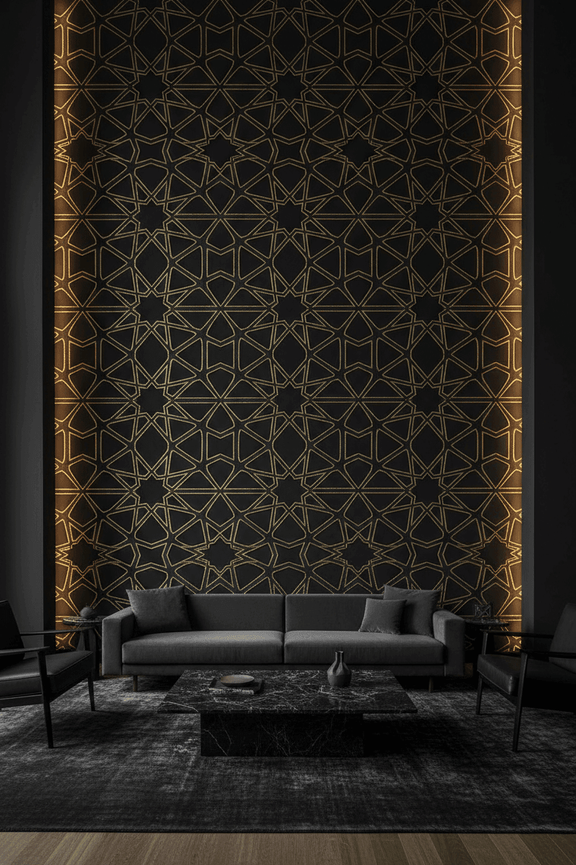 Islamic Geometric Wallpaper: History, Patterns & How to Use It - Carta Noor