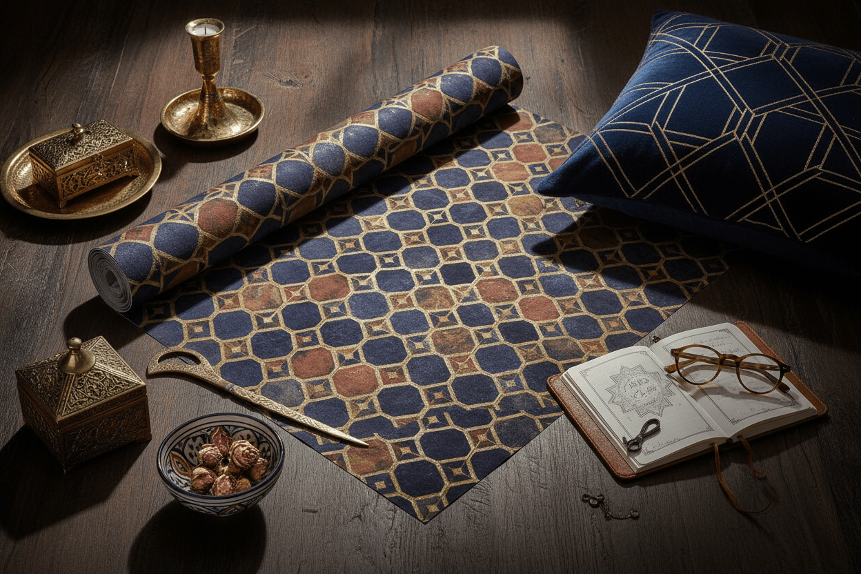 Moroccan Wallpaper in the UK: Sourcing, Samples, and Shipping - Carta Noor