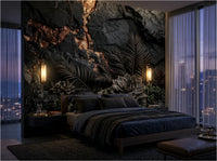 The Petrified Oasis- Fossilized Desert Mural