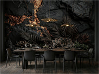 The Petrified Oasis- Fossilized Desert Mural