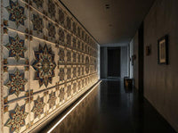 Artisanal Zellige Moroccan Luxury Tile Wallpaper - Carta Noor