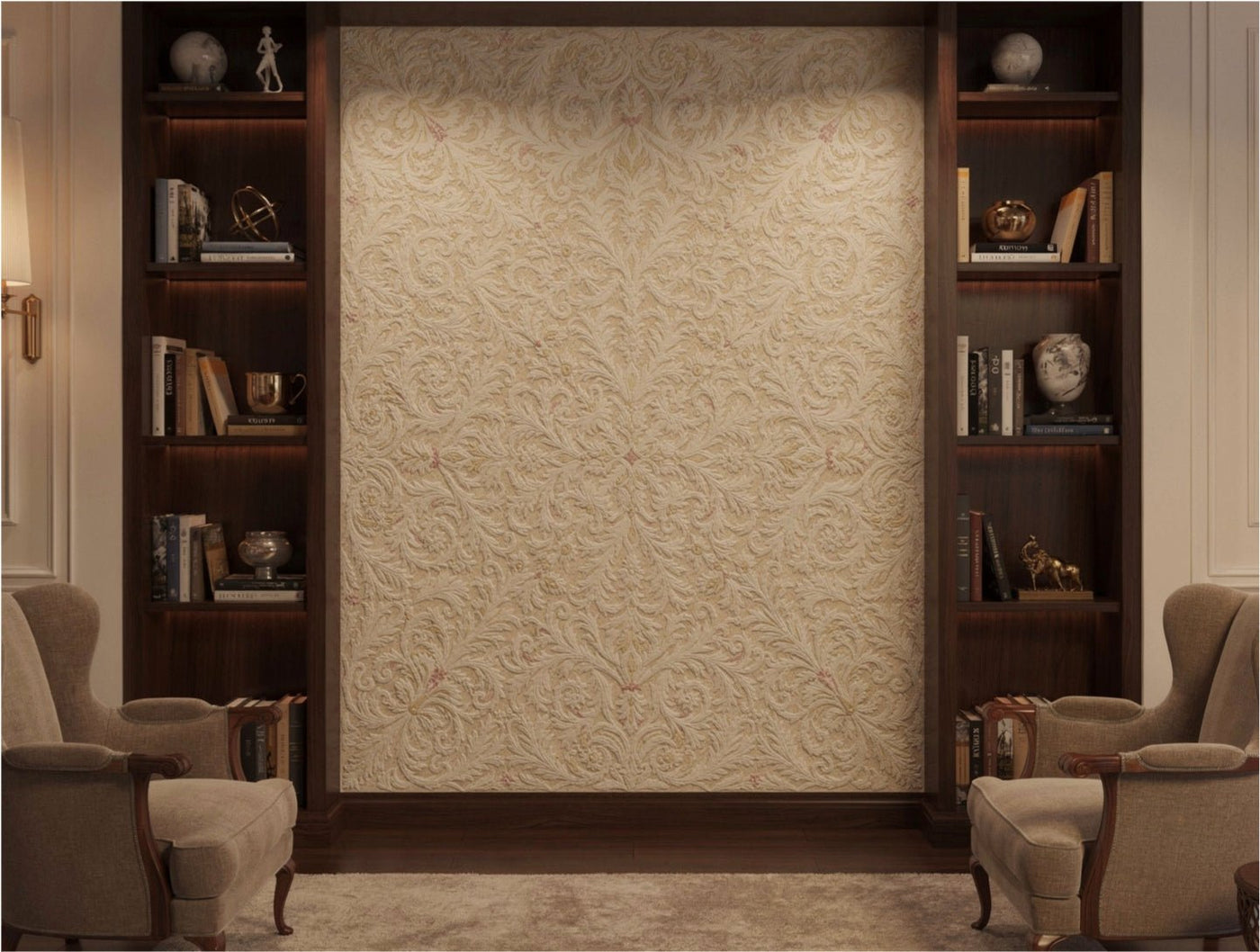 Damask of the Dunes Wallpaper - Carta Noor