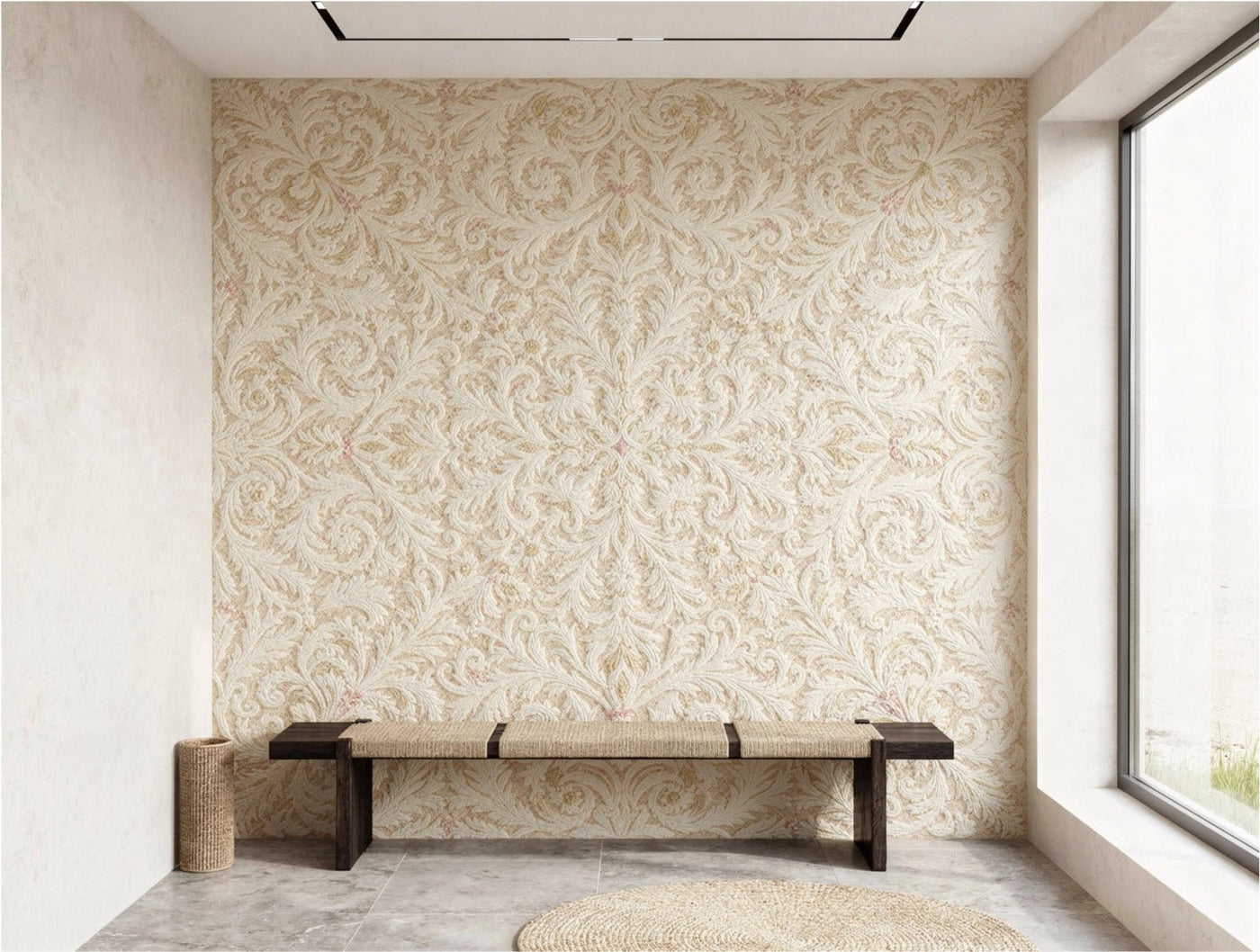 Damask of the Dunes Wallpaper - Carta Noor