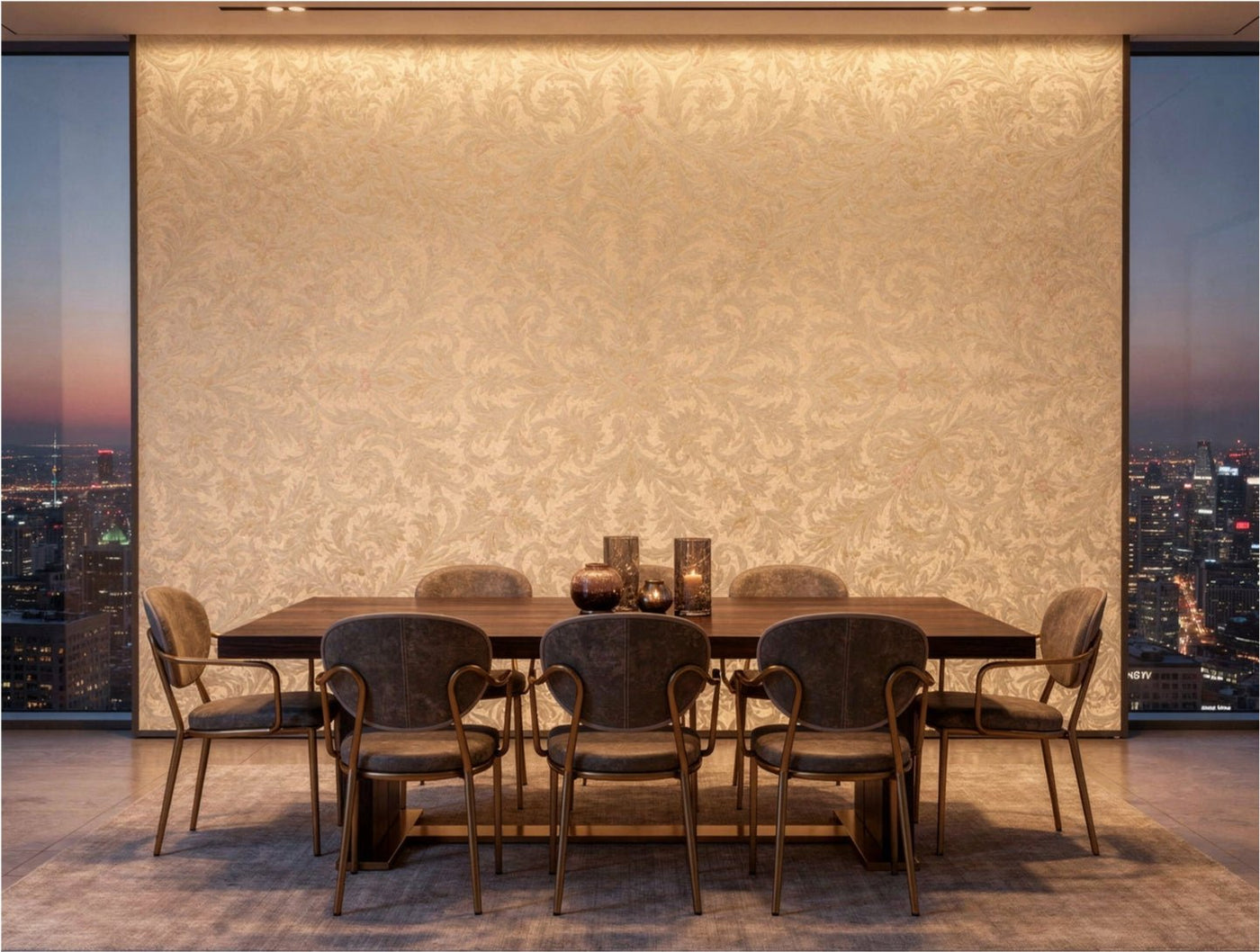Damask of the Dunes Wallpaper - Carta Noor