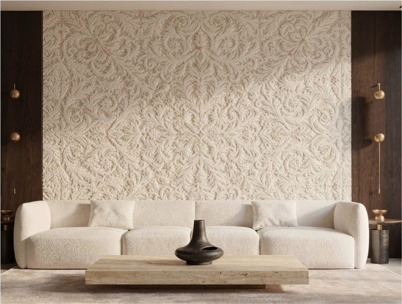 Damask of the Dunes Wallpaper - Carta Noor