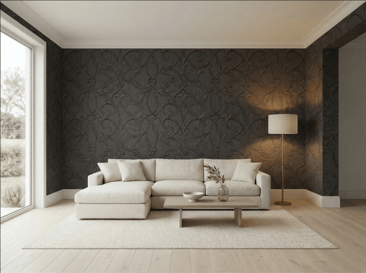 Damask of the Dunes Wallpaper – All Pattern Collection | Carta Noor - Carta Noor