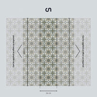 Geometric Heritage Luxe Wallpaper – Prussian Blue & Aged Gold | Carta Noor - Carta Noor