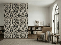 Gothic Tracery Wallpaper – Architectural Statements Collection | Carta Noor - Carta Noor