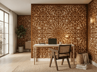 Mughal Jali Screen Lattice Luxury Wallpaper | Carta Noor - Carta Noor