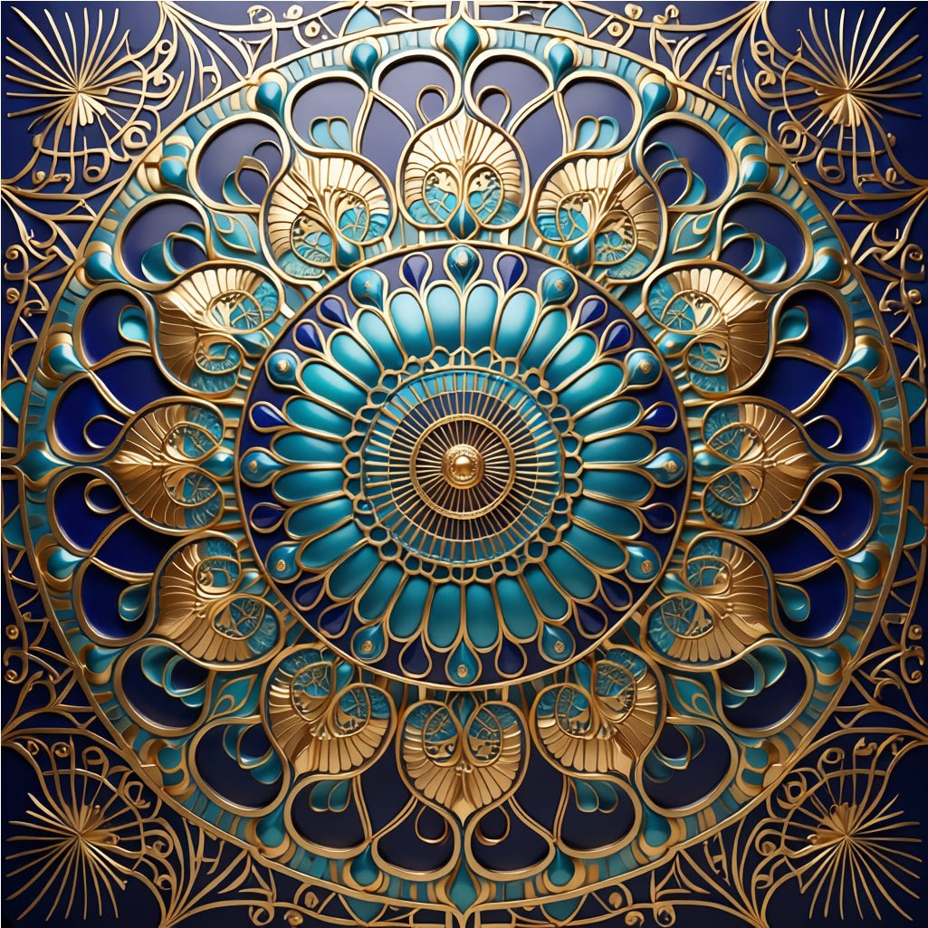 Ottoman Dome radial geometric wallcovering — concentric dome geometry inspired by Istanbul mosque architecture, EU printed on premium non-woven