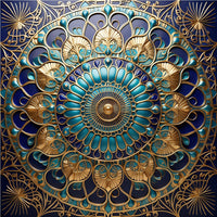 Ottoman Dome radial geometric wallcovering — concentric dome geometry inspired by Istanbul mosque architecture, EU printed on premium non-woven