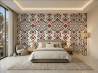 Ottoman Tulip Cascade Floral Luxury Wallpaper | Carta Noor - Carta Noor