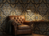Paisley — Safavid Garden Lattice Wallpaper - Carta Noor