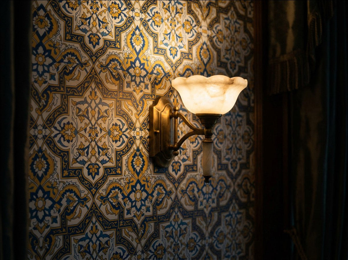 Paisley — Safavid Garden Lattice Wallpaper - Carta Noor