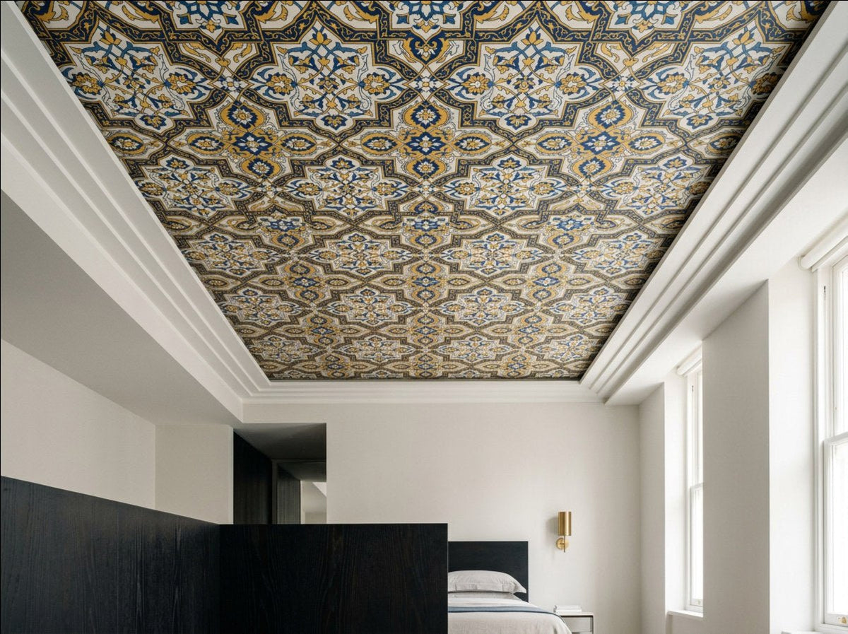 Paisley — Safavid Garden Lattice Wallpaper - Carta Noor