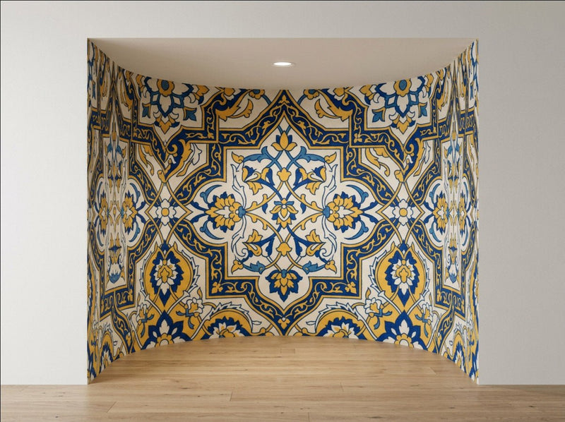 Paisley — Safavid Garden Lattice Wallpaper - Carta Noor