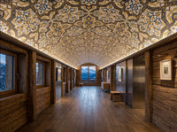 Paisley — Safavid Garden Lattice Wallpaper - Carta Noor