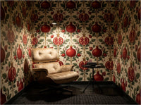 Pomegranate Dreams — Persian Garden Wallpaper - Carta Noor