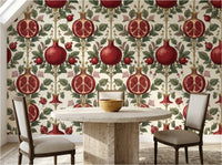 Pomegranate Dreams — Persian Garden Wallpaper - Carta Noor