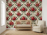 Pomegranate Dreams — Persian Garden Wallpaper - Carta Noor