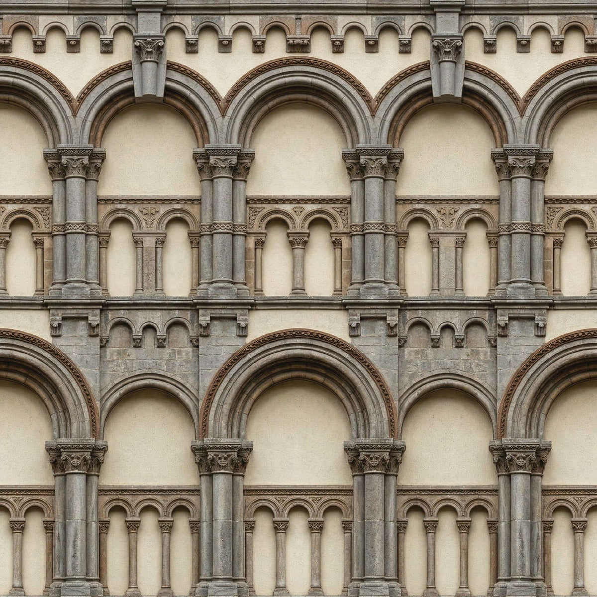 Romanesque Archway Architectural Luxury Wallpaper | Carta Noor - Carta Noor