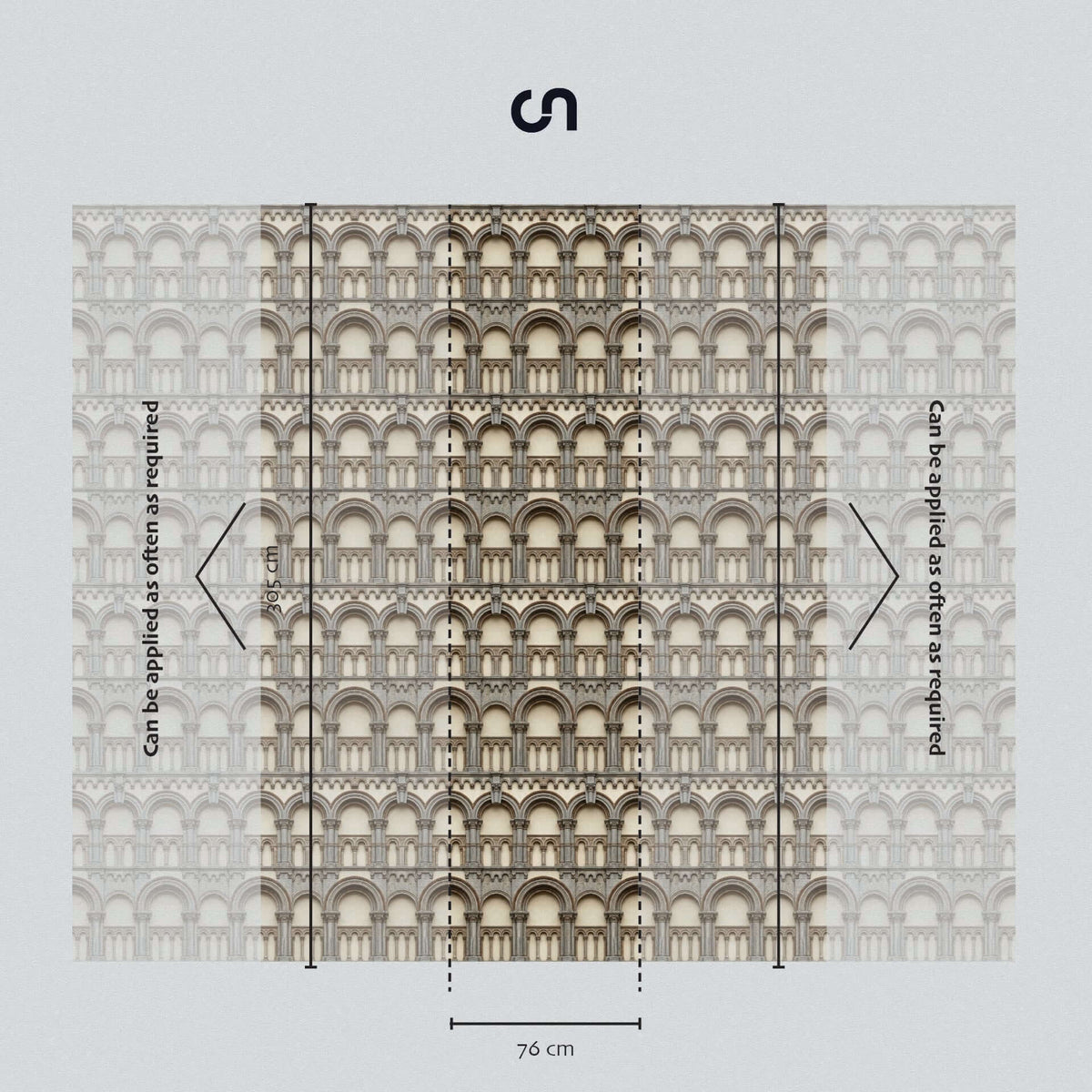 Romanesque Archway Architectural Luxury Wallpaper | Carta Noor - Carta Noor