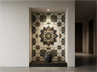 The Artisanal Zellige — Hand-Cut Ceramic Mural - Carta Noor