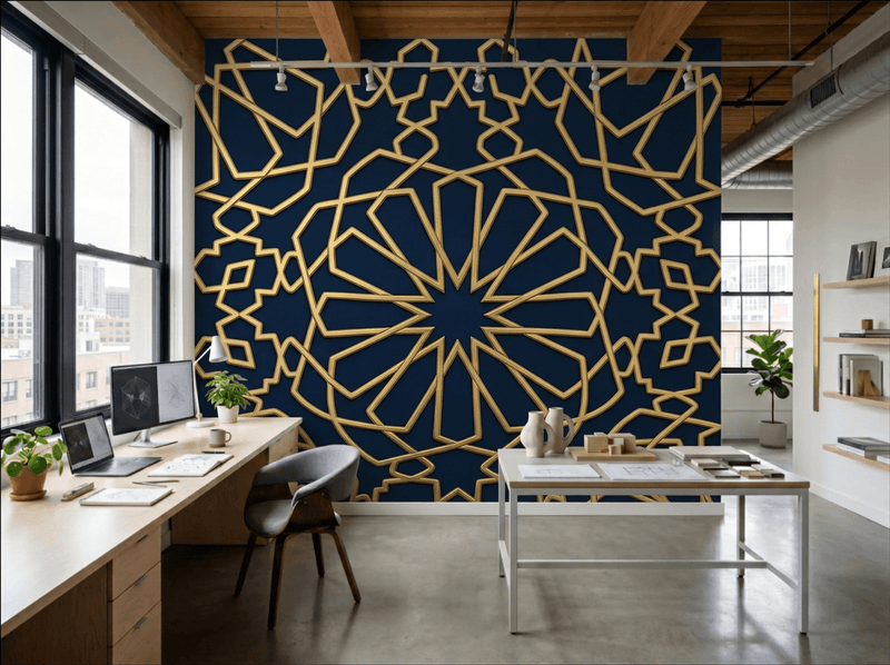 The Astral Meridian Celestial Luxury Wallpaper | Carta Noor - Carta Noor