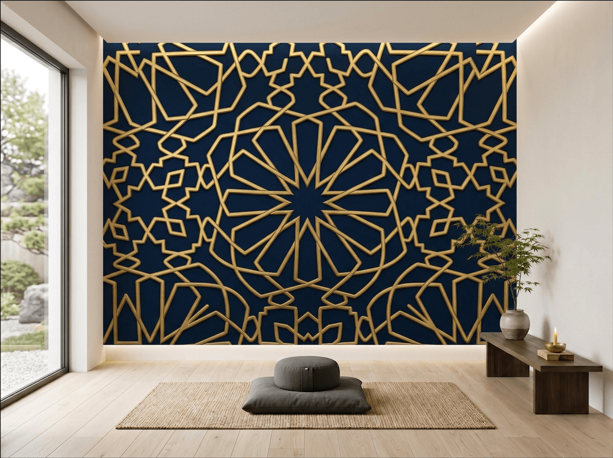 The Astral Meridian Celestial Luxury Wallpaper | Carta Noor - Carta Noor