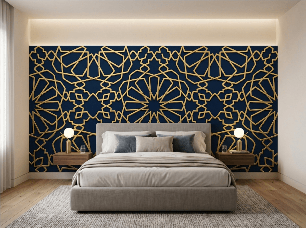 The Astral Meridian Celestial Luxury Wallpaper | Carta Noor - Carta Noor