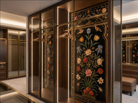 The Inlaid Garden — Mughal Pietra Dura Arch Wallpaper - Carta Noor