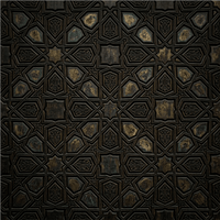 The Mamluk Shadow - Carved Geometric Mural - Carta Noor