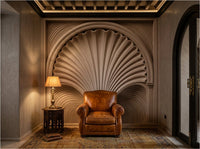 The Riad Archway — Architectural Trompe L’Œil Mural - Carta Noor