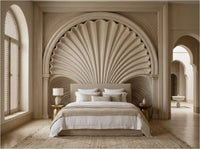 The Riad Archway — Architectural Trompe L’Œil Mural - Carta Noor