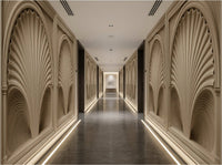 The Riad Archway — Architectural Trompe L’Œil Mural - Carta Noor