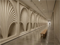 The Riad Archway — Architectural Trompe L’Œil Mural - Carta Noor