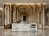 The Romanesque Archway — Architectural Mural - Carta Noor